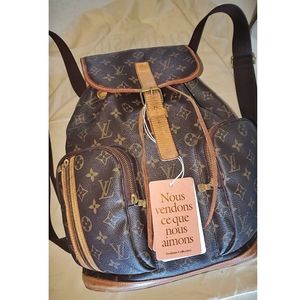 Louis Vuitton Bosphore Backpack Monogram Men Women Great Condition Vintage